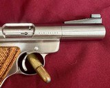 Ruger MK II “Volquartsen Custom” Stainless, 3.5” Heavy BBL & Trigger, Bo-Mar Sights, 1998, Exc Condition! - 11 of 16