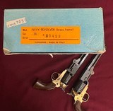 Pietta 1851 Navy Brass Frame 44 Cal & 36 Cal Black Powder Pistols 7.375" Blued - 15 of 15