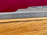 Ruger All-Weather 77/22, 22 Mag, LNIB 2006, Model 07019, Factory Fired Only! - 3 of 20