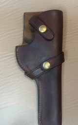 BRAUER BROTHERS VINTAGE LEATHER SNAP OFF HOLSTER - 1 of 2