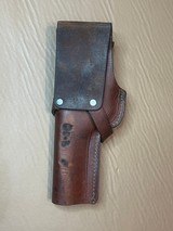 BRAUER BROTHERS VINTAGE SNAP OFF LEATHER HOLSTER - 2 of 2