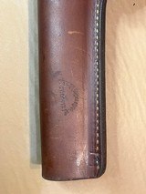 BRAUER BROTHERS VINTAGE LEATHER SNAP OFF HOLSTER - 2 of 2