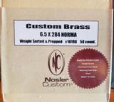 Nosler 6.5 x 284 Norma brass - 1 of 1