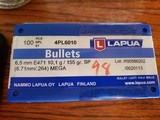 Lapua 6.5 mm 155 gr MEGA bullets