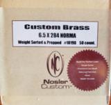 Nosler 6.5x284 Norma new brass