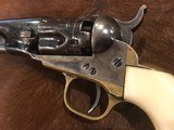 BEAUTIFUL ANTIQUE COLT 1862 POLICE REVOLVER MADE 1865 - 2 of 16