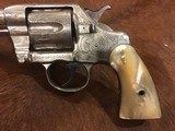 Very Scarce Factory Engraved Colt Model 1889 Antique Revolver - 4 of 19