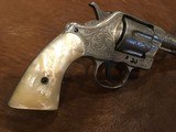 Very Scarce Factory Engraved Colt Model 1889 Antique Revolver - 9 of 19