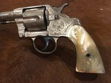 Very Scarce Factory Engraved Colt Model 1889 Antique Revolver - 2 of 19