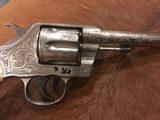 Very Scarce Factory Engraved Colt Model 1889 Antique Revolver - 7 of 19