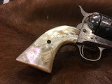 Antique Western Shipped Colt Single Action, Factory Error, .38/40 Nickel, Pearl, - 7 of 20