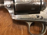 Antique Western Shipped Colt Single Action, Factory Error, .38/40 Nickel, Pearl, - 4 of 20