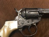 Factory Engraved Colt Thunderer, Nickel, Pearl, .41 - 8 of 20