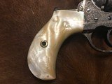 Factory Engraved Colt Thunderer, Nickel, Pearl, .41 - 7 of 20