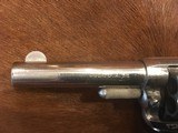 Antique Colt Lightning Revolver, .38, Nickel, Letter - 4 of 20