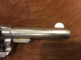 Antique Colt Lightning Revolver, .38, Nickel, Letter - 8 of 20