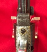 FACTORY ENGRAVED, ANTIQUE COLT 1849 POCKET MODEL, IVORY STOCKS - 11 of 20
