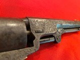 FACTORY ENGRAVED, ANTIQUE COLT 1849 POCKET MODEL, IVORY STOCKS - 17 of 20