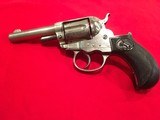 1st YEAR COLT 1877 .38 LIGHTNING, SCARCE GRIPS, OMAHA SHIPPED - 1 of 20