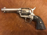 ANTIQUE COLT SAA ETCHED PANEL .44 NICKEL LETTER - 1 of 19