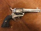 ANTIQUE COLT SAA ETCHED PANEL .44 NICKEL LETTER - 6 of 19