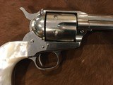Extra Nice Colt SAA 7 1/2” .45, Nickel, Texas Shipped - 6 of 18