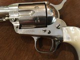 Extra Nice Colt SAA 7 1/2” .45, Nickel, Texas Shipped - 3 of 18