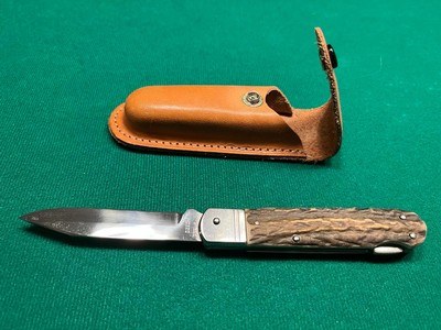 STAG HANDLE FOLDING KNIFE - Image 2 of 3