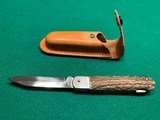 STAG HANDLE FOLDING KNIFE - Image 2 of 3