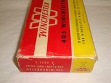 FULL VINTAGE WINCHESTER 405 WINCHESTER CARTRIDGE BOX - 4 of 8