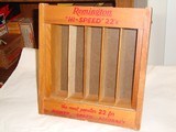 REMINGTON WOOD 22 RIMFIRE COUNTER TOP STORE DISPLAY - 1 of 10