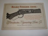 ORIGINAL 1900 WINCHESTER REPEATING ARMS CO. -HIGHLY FINISHED ARMS- CATALOG