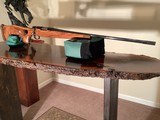 BEAUTIFUL CUSTOM MADE HARRY LAWSON THUMBHOLE RIFLE IN 308 WINCHESTER COCHISE STYLE. - 1 of 15