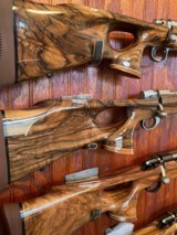 BEAUTIFUL CUSTOM MADE HARRY LAWSON THUMBHOLE RIFLE IN 308 WINCHESTER COCHISE STYLE. - 15 of 15