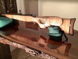 BEAUTIFUL ONE OF A KIND CUSTOM MADE HARRY LAWSON COCHISE STYLE EXIBITION GRADE TIGER MAPLE IN 270 WINCHESTER - 5 of 13