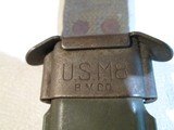 U.S. M4 Bayonet, WWII US ArmyM1 Carbine M4 Bayonet & Scabbard, Utica Cutlery - 12 of 15