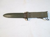 U.S. M4 Bayonet, WWII US ArmyM1 Carbine M4 Bayonet & Scabbard, Utica Cutlery - 2 of 15
