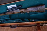 Gene Simillion "Best Quality Sporting Rifle" .280 Rem. exhibition walnut stock, cased. - 3 of 15