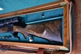 Gene Simillion "Best Quality Sporting Rifle" .280 Rem. exhibition walnut stock, cased. - 11 of 15