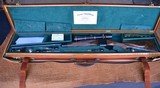 Gene Simillion "Best Quality Sporting Rifle" .280 Rem. exhibition walnut stock, cased. - 1 of 15