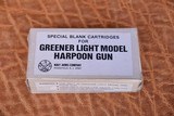 38 cal Greener proof load Harpoon blanks one NIB box factory loads - 1 of 2