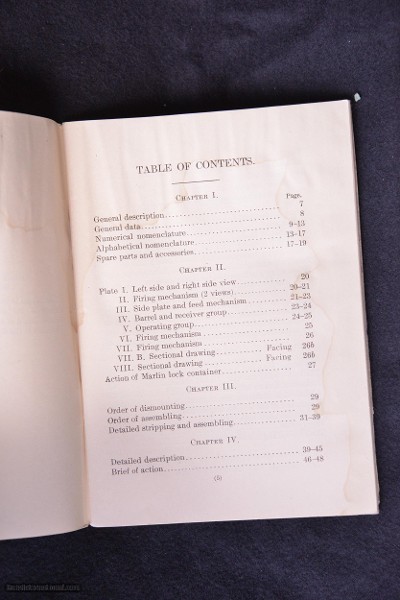 Original Handbook of the Marlin Aircraft Machine Gun, Model 1917, printed 1918 - Image 3 of 5