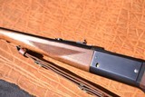 Savage 99EG solid frame lever safety in .308 Win, Minty clean everything with vintage leather strap. - 5 of 13