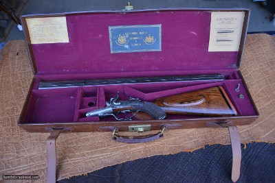 Alexander Henry BPE 500/450, cased, under lever double rifle, First Quality