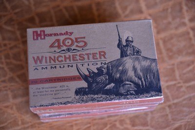 405 Winchester 350 gr ammo, 3 boxes/20 ea. factory Hornady