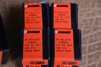 Barns bullets 475 #2 500g RNSP 4 full boxes NIB,plus 6 loose bullets - Image 3 of 3