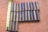 10 ga Brass shells 23 pcs total, 20 Winchester 3 1/4
