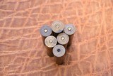 Antique wood box with 49 assorted 10 ga brass shells, Winchester, UMC, parker - Image 3 of 7