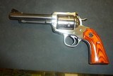 RUGER NEW MODEL BLACKHAWK/BISLEY FRAME .45 COLT S/S REVOLVER - 6 of 14