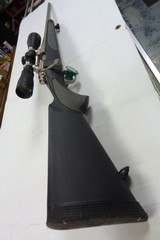 Remington 700 Stainless 300WSMBlack Synthetic stock with grey inserts - 8 of 14